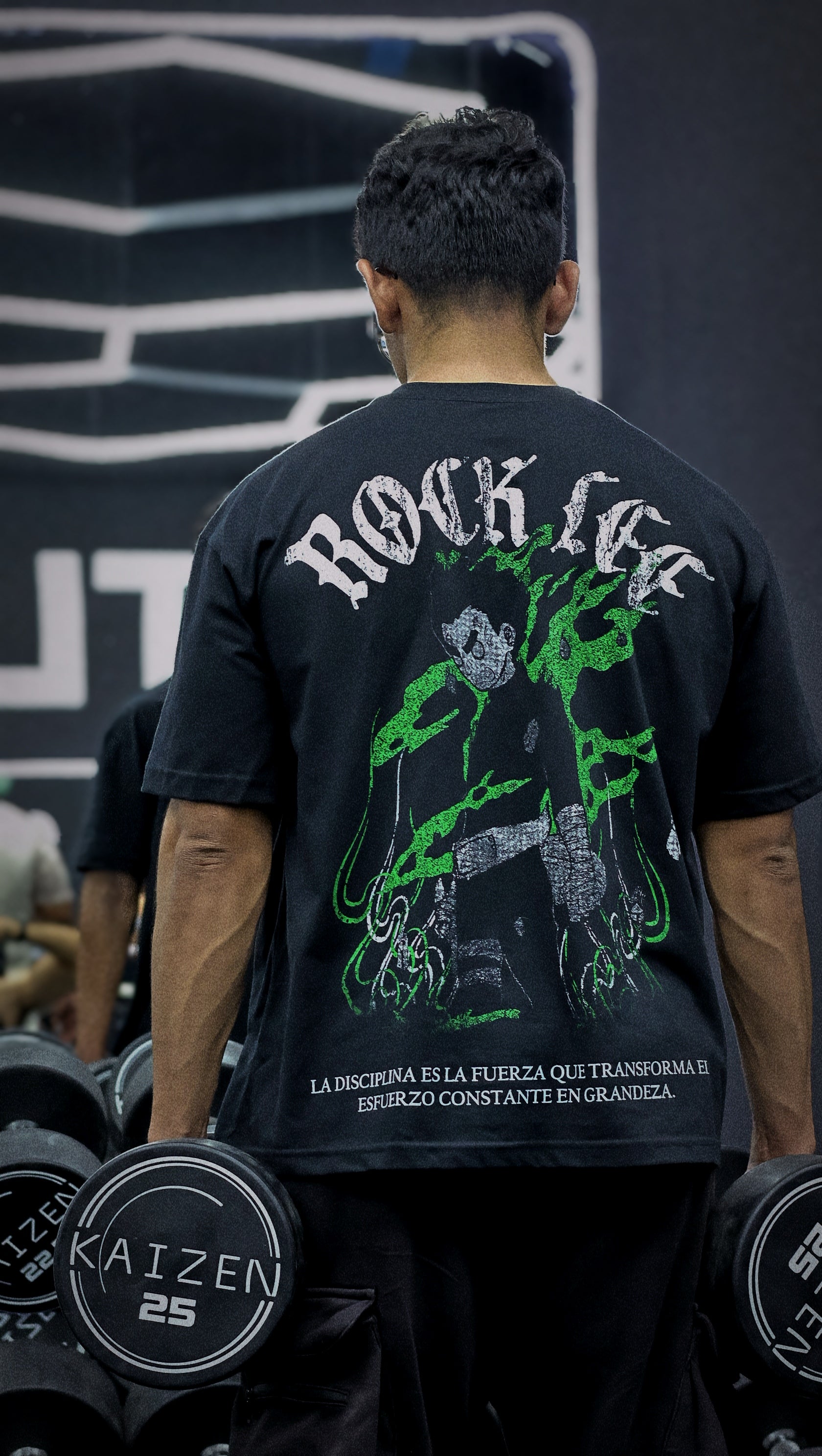 PLAYERA OVERSIZE DE ROCK LEE
