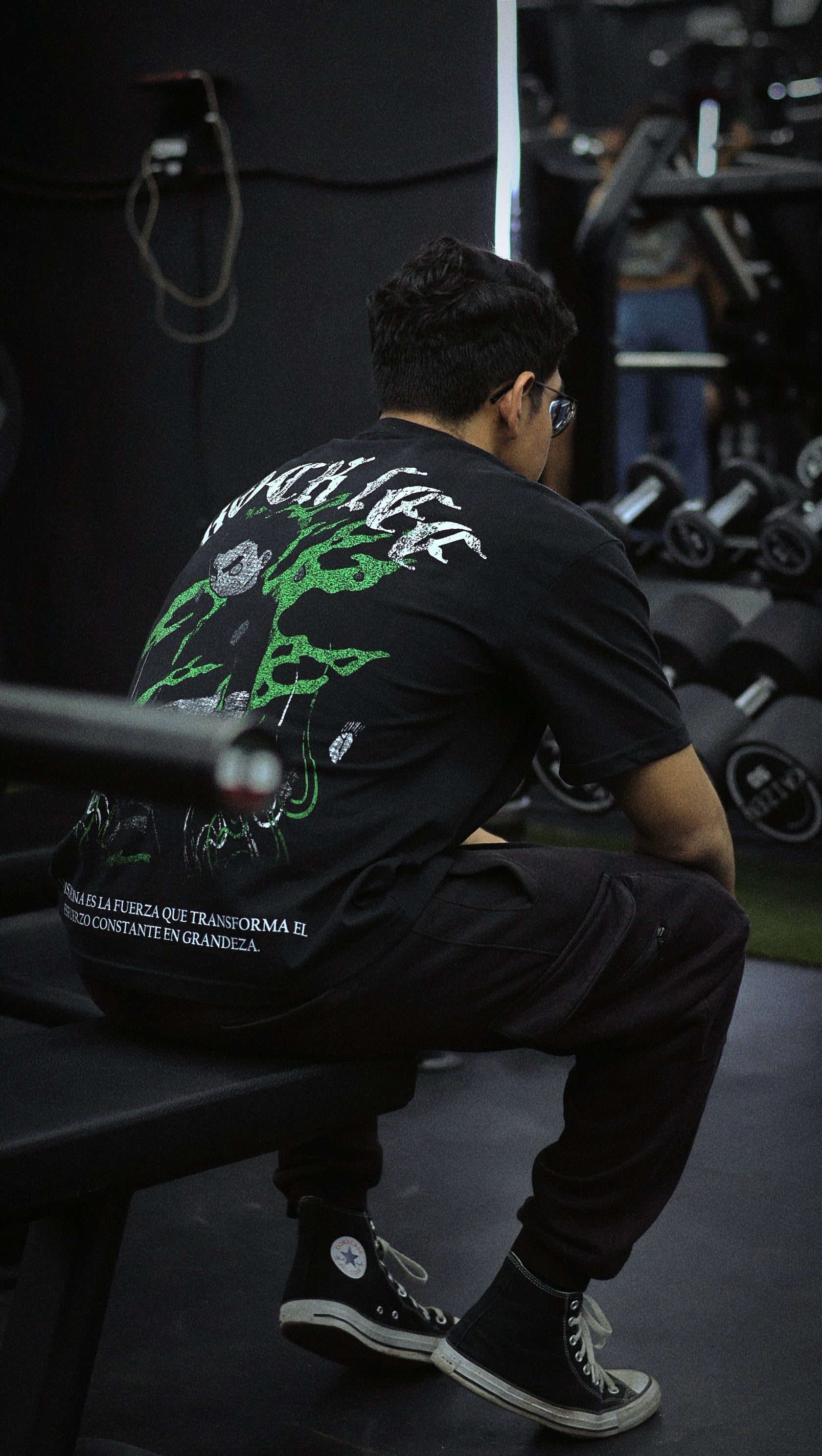 PLAYERA OVSERIZE DE ROCK LEE